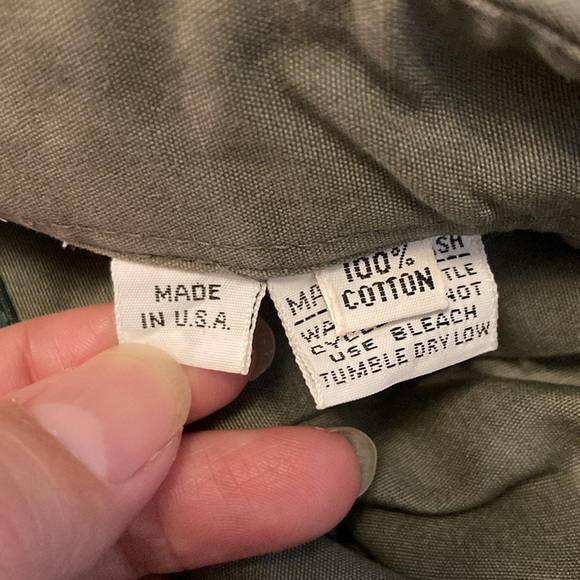 Rare!! Vintage Willis and Geiger Shooting Hunting Shirt Army Green Size XL - Picture 10 of 12